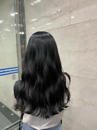 カラー えんぐちとも／透明感 カラー／博多ボブのヘアスタイル