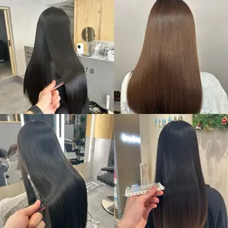 ロング 【🌈ボブ/縮毛矯正 /🌈】motoのヘアスタイル