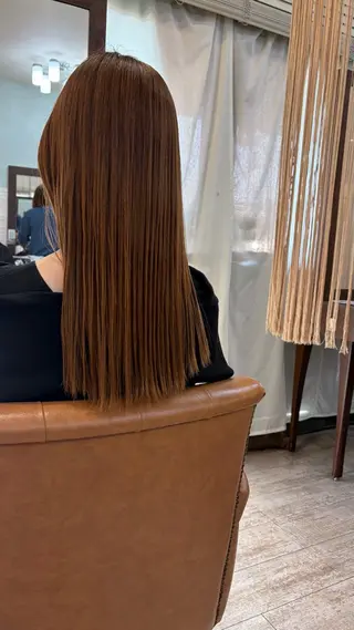 ロング ゆな︎❤︎ 髪質改善のヘアスタイル