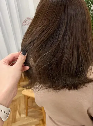 ミディアム 西山 紗耶香🪽 透明感カラー/ボブのヘアスタイル