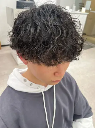 パーマ メンズ 🍐シャドウパーマ メンズ特化/守岡🍐のヘアスタイル