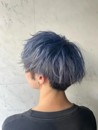 カラー メンズ ブリーチ人気No.1 MANATO🎨🌈のヘアスタイル