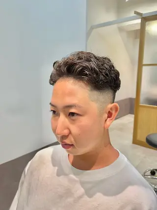 パーマ メンズ 【23時まで営業】 酒井啓佑のヘアスタイル