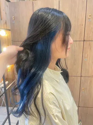 ロング 韓国カラー／エクステ 松戸梨杏のヘアスタイル