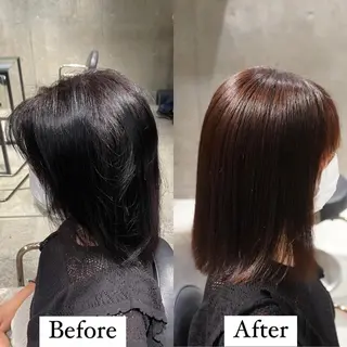 ミディアム Ainoa nouer所属・✨髪質改善/代々木 新宿/縮毛矯正✨のヘアスタイル