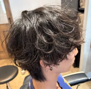 ショート EIGHT MEN 池袋西口店所属・メンズパーマ特化 池袋西口 尾形 龍哉のヘアスタイル