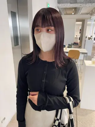 ミディアム oma　袮次金 鈴香のヘアスタイル