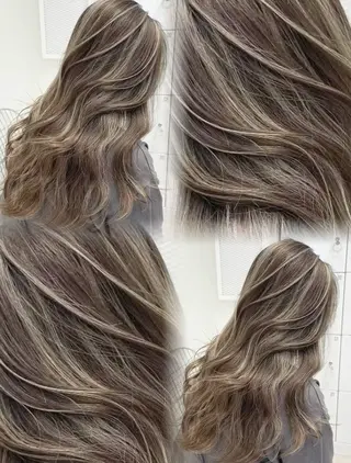 ミディアム カラー ✨レイヤーカット 海外ヘア/原宿✨のヘアスタイル