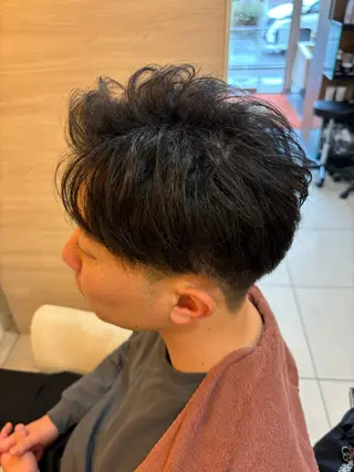 ショート カラー パーマ ヘアアレンジ メンズ キッズ 🫧Selene SHOGO🫧のヘアスタイル