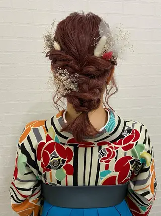 ヘアセット☆ 髪質改善カラー☆まいのヘアスタイル