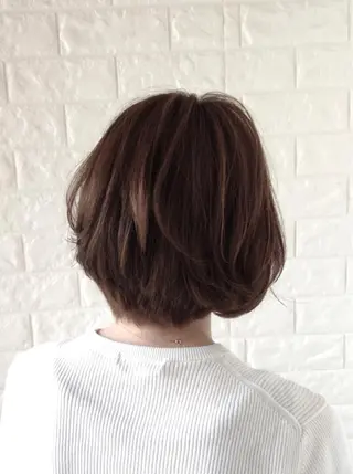 ショート カラー エイジングケア特化 美容師✂️山崎竜二のヘアスタイル