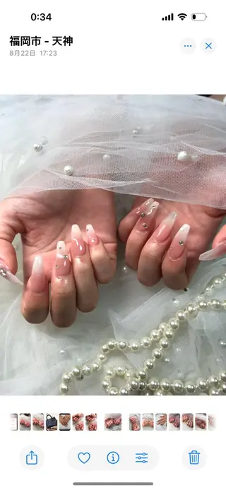 ネイル 長さだし特化サロン SAORINAILのネイルデザイン