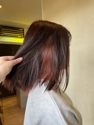 ミディアム カラー 鈴木 颯天のヘアスタイル