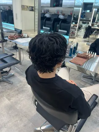 パーマ メンズ fifth PARK所属・fifth PARK HIN★T★のヘアスタイル