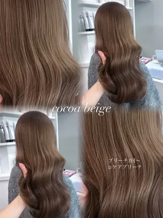 ロング カラー PELE所属・愛されミルクティー 💍🎀yuiのヘアスタイル