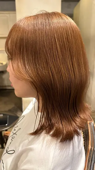 ミディアム カラー Scintiller鹿児島中央駅店所属・弱酸性施術 🎀白石莉菜🎀のヘアスタイル