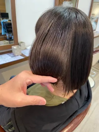 ミディアム カラー chill out 南塚口本店のヘアスタイル