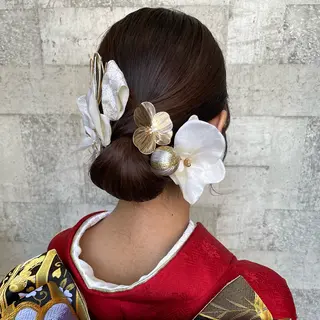 ロング ヘアアレンジ 🫧レイナ 🫧 ツヤ髪／艶カラー🫧のヘアスタイル