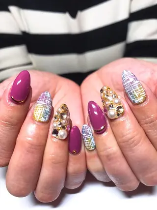 ネイル 木槿所属・吉冨 光恵のネイルデザイン