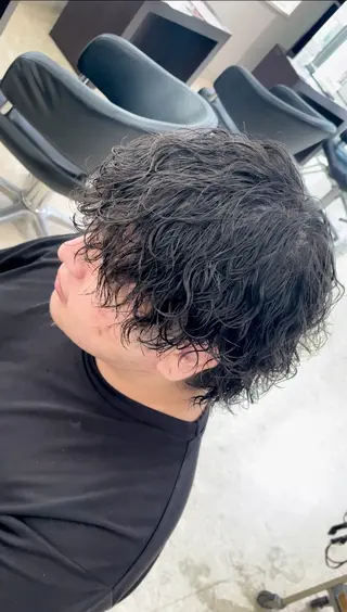 パーマ メンズ 小島 海斗のヘアスタイル