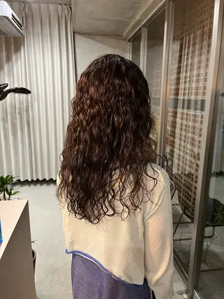 ロング パーマ ロングパーマ木村 ボブパーマのヘアスタイル