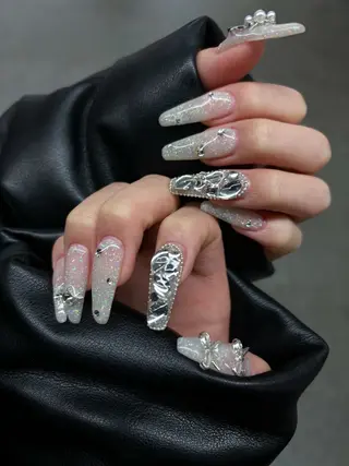 ネイル 🤍韓国/ワンホン myu🤍のネイルデザイン