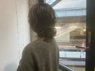 ミディアム パーマ オーナースタイリスト 佐藤のヘアスタイル