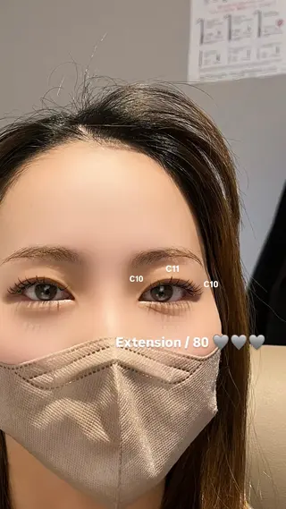 マツエク・マツパ Hair774 下松店所属・aya【774】 Jrアイリストのマツエク・マツパデザイン