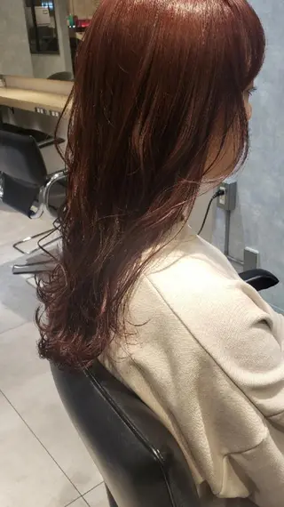 セミロング カラー arrow🖤 もえみのヘアスタイル