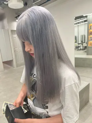 カラー 🌸ハイトーンカラー ゆずな 🌸のヘアスタイル