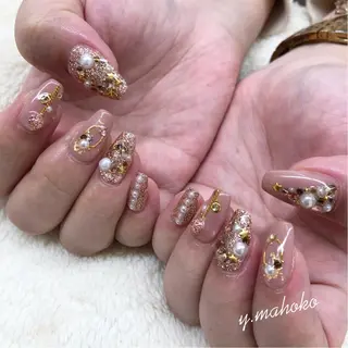 ネイル She nail studio 原宿所属・パラジェル有/ スカルプ/mahoのネイルデザイン