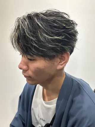 ショート カラー メンズ特化美容師 中戸 滉のヘアスタイル