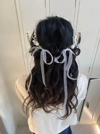 ヘアアレンジ 髪質改善/艶カラー 🎀ヘアアレンジ🎀のヘアスタイル