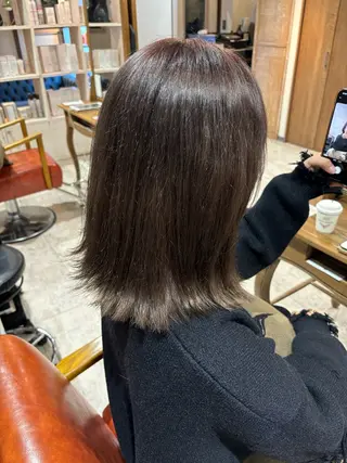 ミディアム カラー Nafie hair design 町田店所属・✨髪質改善✨ 矢萩和哉のヘアスタイル