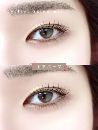 マツエク・マツパ mil❤︎ Kahoのマツエク・マツパデザイン