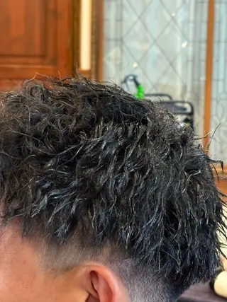 ショート パーマ メンズ おしゃれ泥棒 石原メンズ特化美容師のヘアスタイル