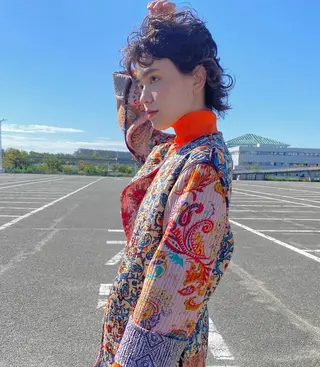 カラー レイヤーカット/ ダブルカラーサクライのヘアスタイル