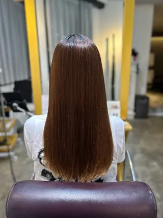 ロング 縮毛矯正／レイヤー／ 🌼mizukiのヘアスタイル