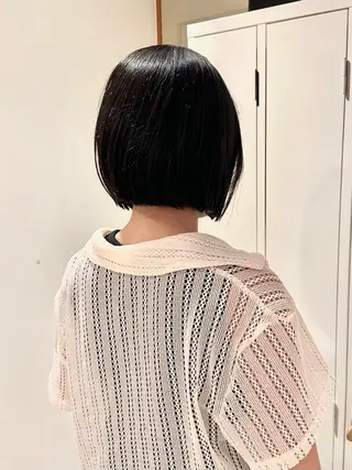 ミディアム ツヤ感/透明感カラー /蟹江/harunaのヘアスタイル