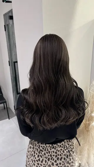 ロング カラー 髪質改善/レイヤー 兼折楓馬のヘアスタイル
