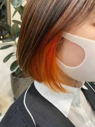 ショート カラー 入江 志穂のヘアスタイル