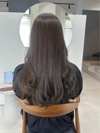 ロング 透明感カラー♡ 岡部瑠里のヘアスタイル