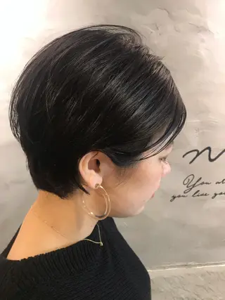ショート さの あやねのヘアスタイル