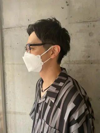メンズ フリーランスシェアサロンルレイル所属・心斎橋/メンズ /ルレイル/地形真希のヘアスタイル