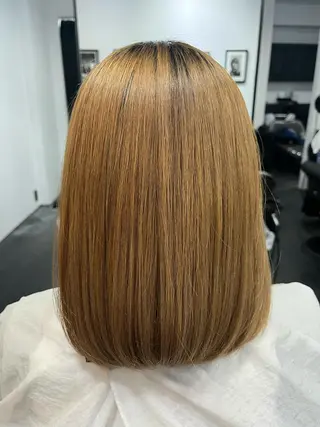 ミディアム 津崎 未夢のヘアスタイル