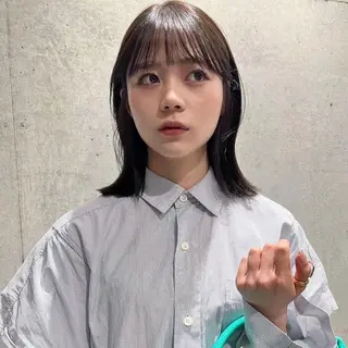 ミディアム カラー レイヤー/ブリーチ ♥️【木坂 桃歌】のヘアスタイル