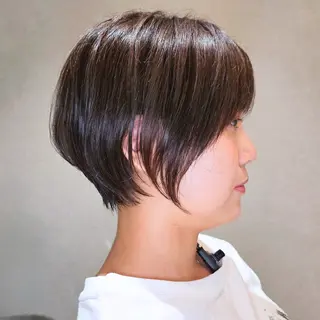 ショート カラー YUTORI hair&spa所属・ショート特化 上尾 YUTORIのヘアスタイル