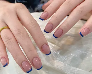 ネイル Kaka_ パラジェル、長さだしのネイルデザイン