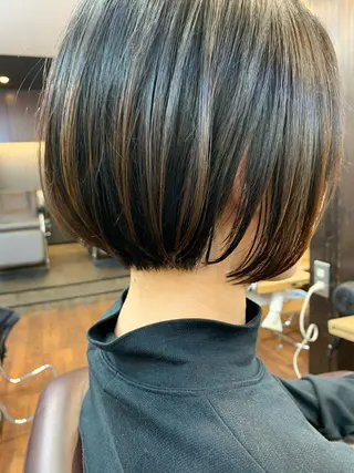 ショート 縮毛矯正/ショート/ レイヤー/畑中正敏のヘアスタイル