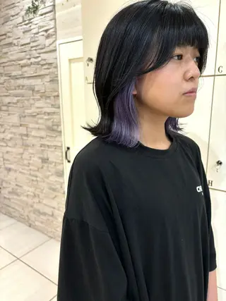 ミディアム カラー 韓国ヘア/艶カラー minamiのヘアスタイル